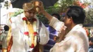 Groom enters for wedding, Orissa 