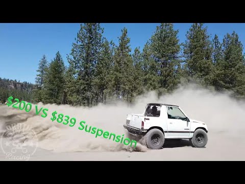 E7- Geo Tracker $200 VS $839 Suspension Lift Comparison and install, Review Suzuki Sidekick