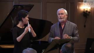 Jim Walker Flute Masterclass June 30, 2016