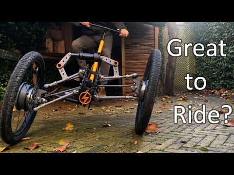 Making of a Reverse Tilting Cargo Trike with Adjustable Geometry #5 - Full Build