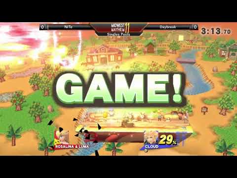 Midwest Mayhem 11 SINGLES POOLS: NiTe (Rosalina) vs. Daybreak (Cloud)