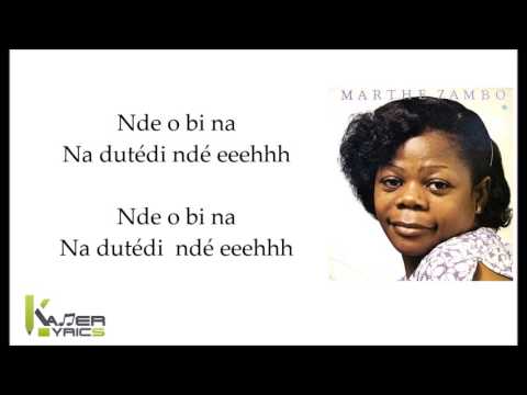 MARTHE ZAMBO - Malea Ma Muto [ Paroles - Lyrics]