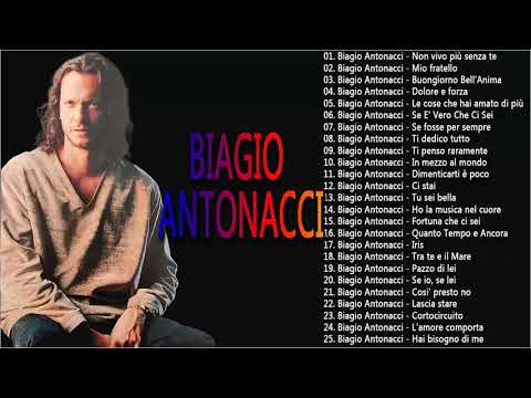 Biagio Antonacci Greatest Hits 2022 - Biagio Antonacci Migliori Canzoni Di Sempre