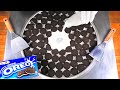 Massive OREO Ice Cream Rolls | how to make rolled fried Ice Cream with lots of Oreo Cookies | ASMR