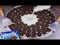 How To Turn 100 OREO Cookies Into Ice Cream Rolls ASMR