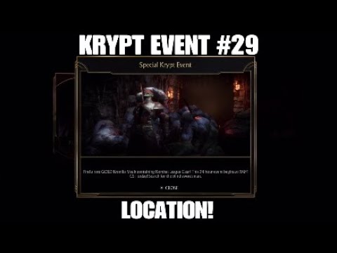 MK11 - KRYPT EVENT #29 LOCATION! (RARE! Geras & Kotal Kahn Gear!)