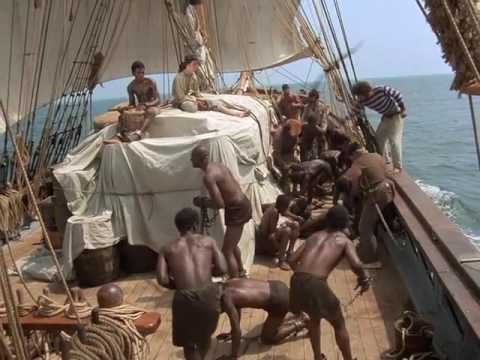 Kounta Kinte sur le pont du navire négrier