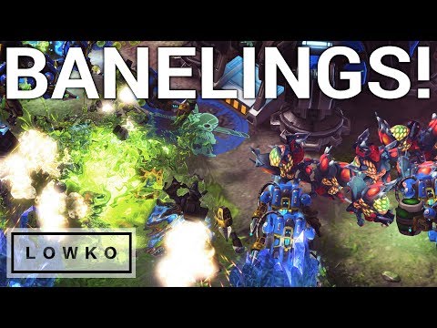 StarCraft 2: BANELING EXPLOSIONS!