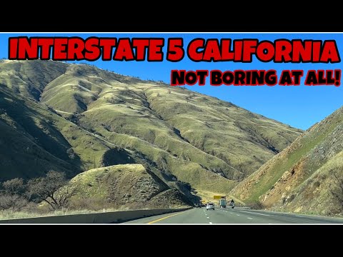 CALIFORNIA LANDSCAPE THROUGH INTERSTATE 5 FROM LOS ANGELES TO REDDING