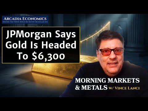 Gold Selloff Or Not, JPM Raises Target to $6,300