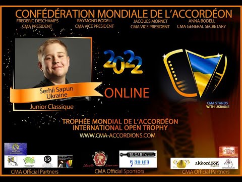 Junior Classique - Round 2 - Serhii Sapun (Ukraine) - www.cma-accordions.com