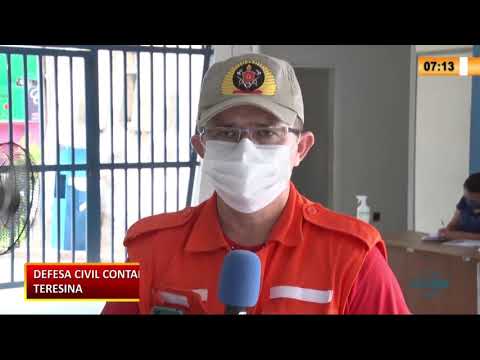 Defesa Civil monitora 56 áreas de alagamento e desabamento em Teresina 08 01 2021