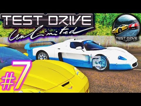 Test Drive Unlimited HD PC Walkthrough - Part #7 - 170 mph in heavy  traffic - Corvette Z06 Coupe