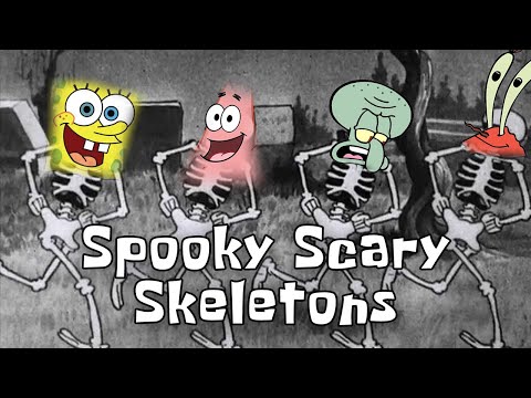 SpongeBob sings Spooky Scary Skeletons