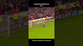 Cristiano Ronaldo misses open goal | Forgettable Football Moments
