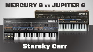 Video thumbnail for Mercury 6 vs Jupiter 6 // Does the Cherry Audio sound like the Roland ...? by Starsky Carr