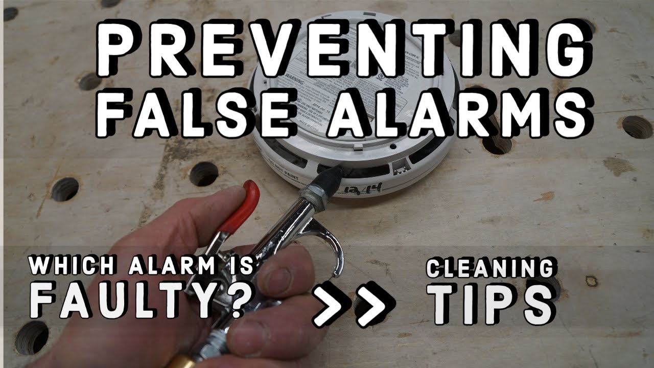 Cleaning Smoke Alarms - Identifying a BAD Detector -  Preventing False Alarms