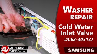 Samsung Washer - No Water to the Unit - Cold Water Inlet Valve Repair