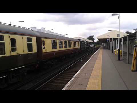 35028 'Clan Line' with the Waterloo Sunset 9/7/17 (with 66113)