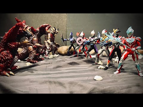 New Generation Heroes vs Fusion Beasts (5,000 Subs Special) | Ultraman Stop Motion | LJPL Animation
