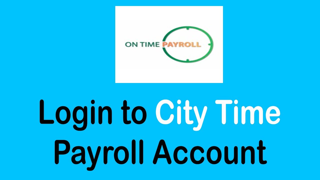 How To Login to City Time Payroll Account | CityTime Timekeeper Portal Sign In