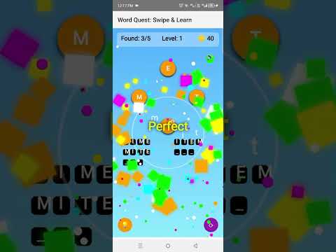 Word Quest: Swipe & Learn video thumbnail