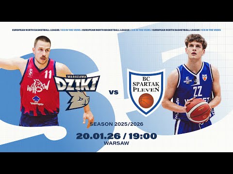 Dziki Warszawa v BC Spartak Pleven |  Jan 20, 2026, 7:00 PM | ENBLeague 2025/26