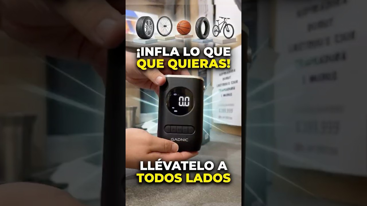 Inflador Gadnic corte automático demo