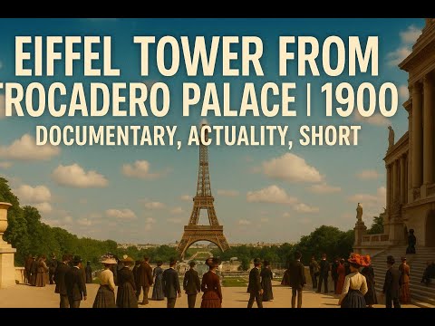 Eiffel Tower from Trocadero Palace | 1900 | Documentary, Actuality, Short