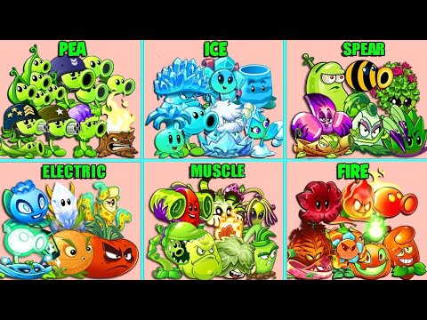 Random 15 Team 5 Plants VS All Zombies - Who Will Win? - Pvz 2 Team Plant Battlez