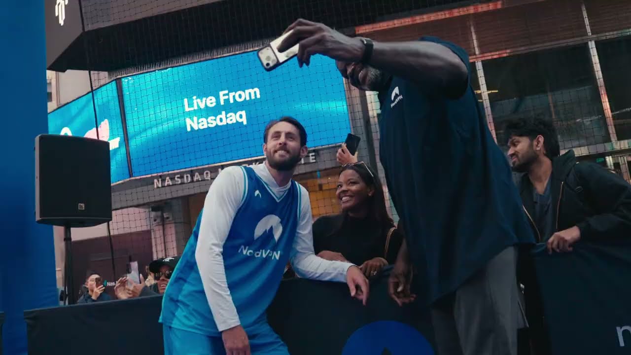 NordVPN takes over Times Square ft. Shaq and Harry Mack - YouTube