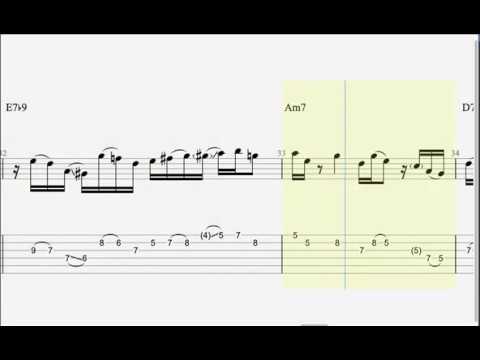 Endless Summer - John Scofield guitar solo w/ transcription