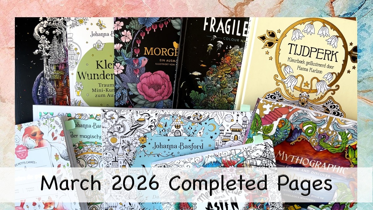 Completed coloring pages March 2026 | Adult Coloring