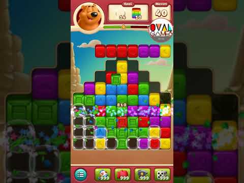 Toon Blast Level 74 Boosters Play - Oval Games - Puzzle Don Taiga