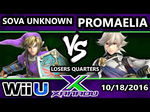S@X 172 - Sova Unknown (Link) Vs. Promaelia (Corrin) - SSB4 Losers Quarters - Smash Wii U - Smash 4