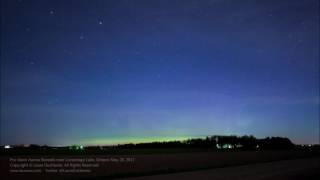Pre-dawn Aurora Borealis &amp; ISS Flyover May 20, 2017