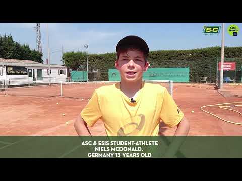 🎾📚 🎥Niels MCdonald (Germany,13 years old) #ascstories