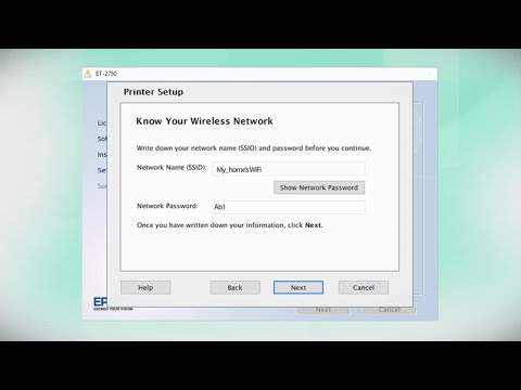 Connecting Your Printer to a Wireless Network Using the Control Panel