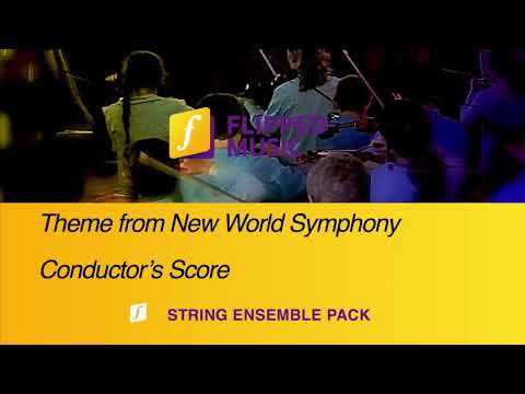 Theme From New World Symphony - Ensemble Pack for Beginner String Orchestra