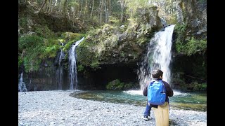 息子と二人でみずいらずツーリング【山梨編】道志道〜陣馬の滝#道志みち#親子ツーリング