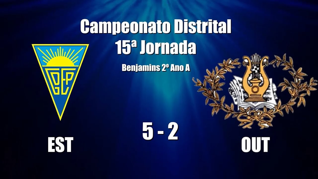 Benjamins 2º ano A - Estoril Praia 5 vs 2 Outurela