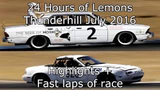 Cerveza and Risky Whiskey Highlights + Lap record - Arse Sweat 2016 - 24 Hours of Lemons