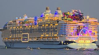 Star of The Seas leaving Finland | World's LARGEST cruise ship