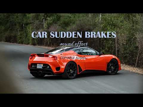 Car Sudden Breaking | Sound effect | MP4 | Copyable