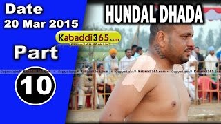 Hundal Dhada (nakodar) Kabaddi Tournament 20 Mar 2015 Part 1 by Kabaddi365.com