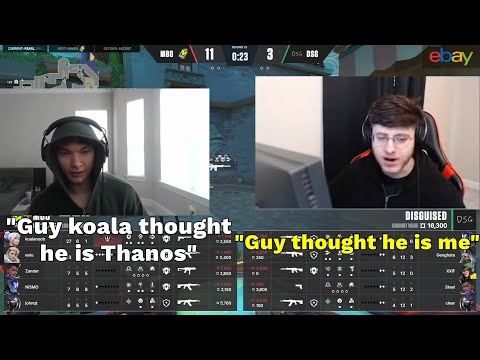 SEN Sinatraa & Zombs Talking About M80 koalanoob 27/6 K/D Against Disguised