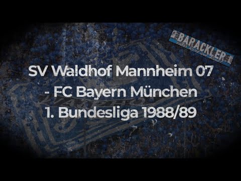 SV Waldhof Mannheim 07 - FC Bayern München ⚽ Bundesliga 1988/89 ⚽