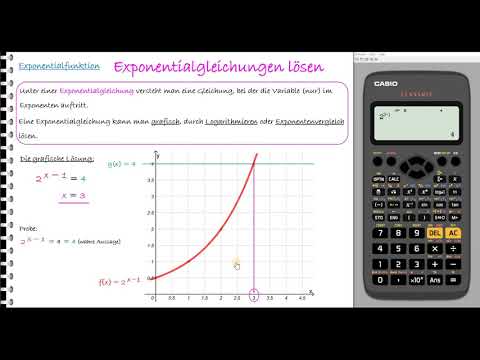 Lernvideo Exponentialgleichungen lösen