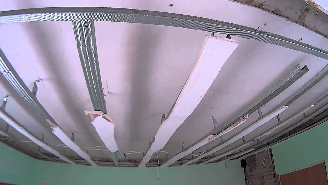 Jak nie wykonywać sufitów. Demontaż cz1