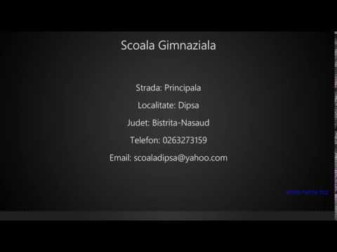 Scoala Gimnaziala Dipsa